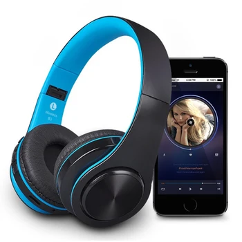 

B3 Bluetooth 5.0 Headphones Wired and Wireless Headphone 40H Play Time with Mic Over Ear Earphone TFCard Headset for Phone PC