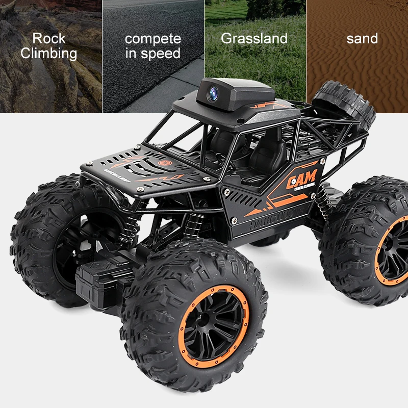 Rc Car With HD Camera FPV WIFI Machine On Remote Control Stunt 1:18 2.4G SUV Radiocontrol Climbing Toys For Kids on a Sign 6