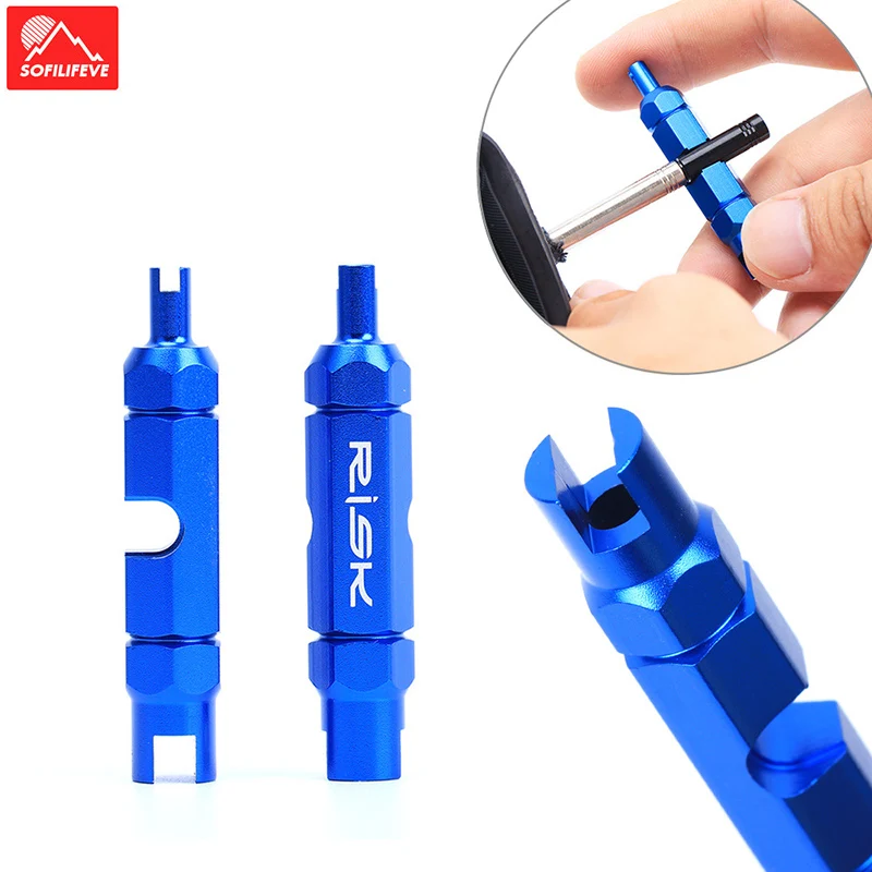 

Multi Bicycle Tube Tire Valve Disassemble Rempve Tools MTB Road Mountain Bike Valve Core Tool Kit for Schrader Presta Extender