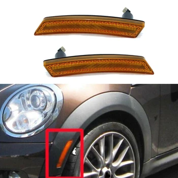 

2X 12V Front Fender LED Side Marker Light Turn Signal Lamp for MINI Cooper R55 63132751333 63132751334