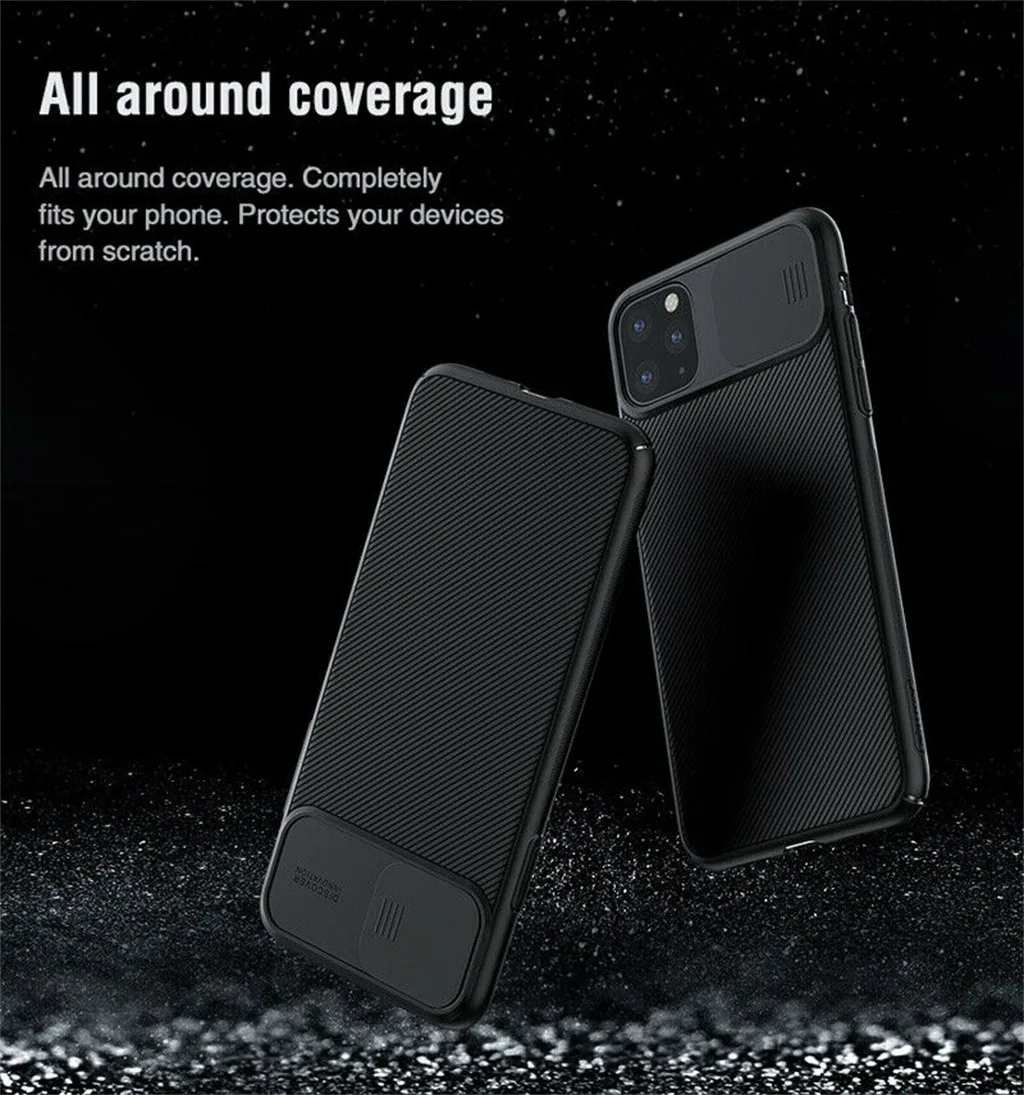 Слайд-камера, чехол для телефона для iphone 11Pro Max, 6,5 дюймов, защитный чехол для объектива для iphone 11, Роскошный деловой чехол