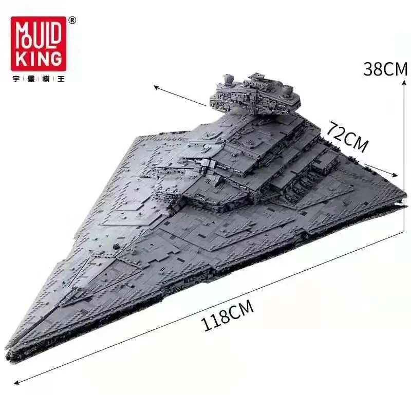 

The MOC-23556 Imperial Destroyer Model Kit Building Blocks Bricks Kids TOYS Compatible with 75252 Gifts