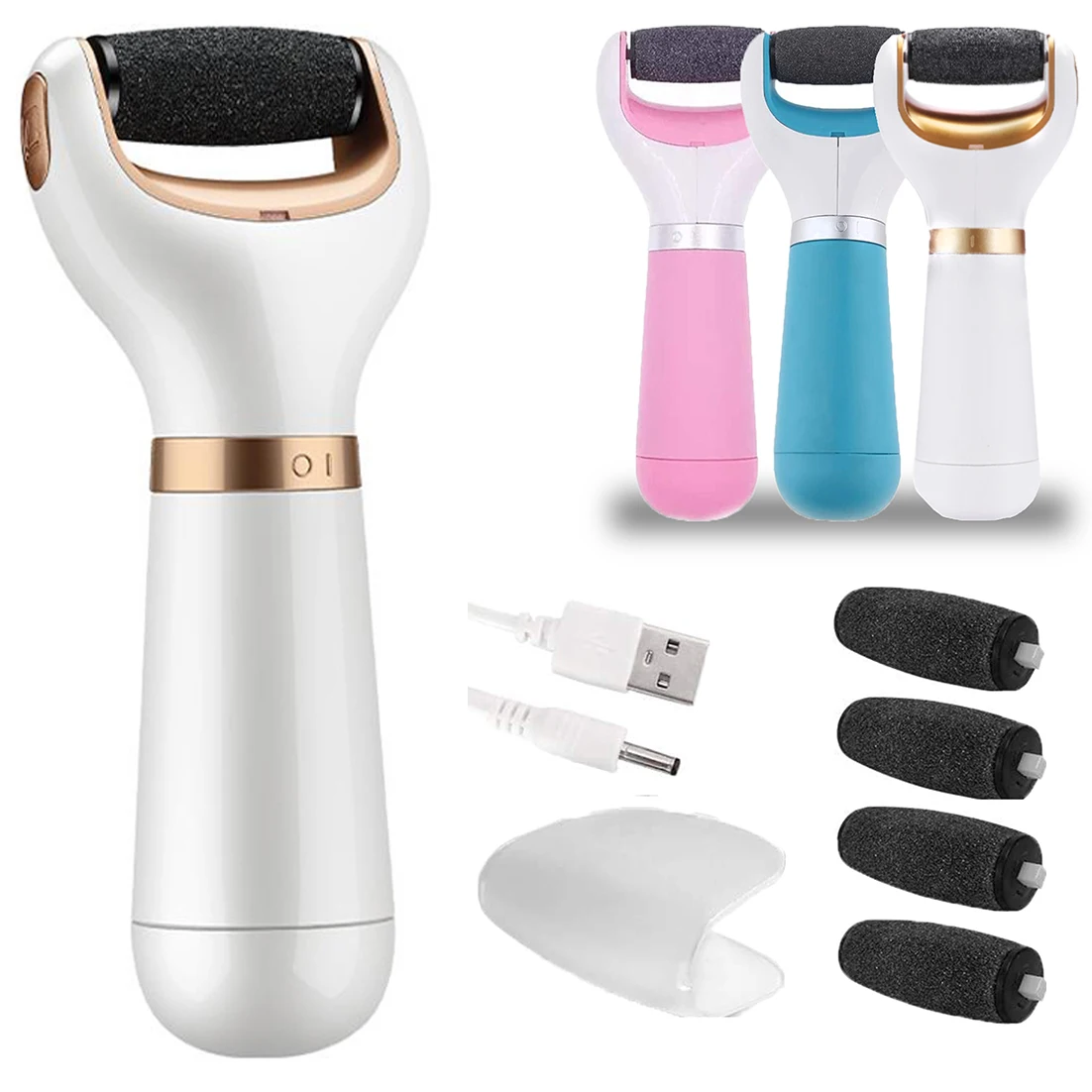Electric Foot File Vacuum Callus Remover Pedicure Tools Dead Skin