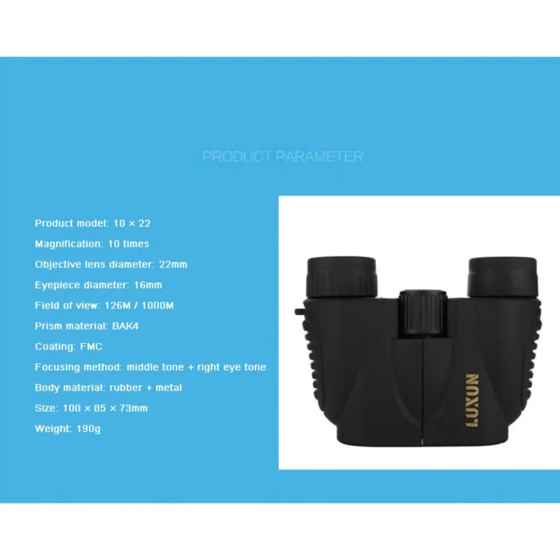 Portable Binoculars Telescope Wide Angle High Definition Night Vision Binoculars Outdoor Activity Equipment