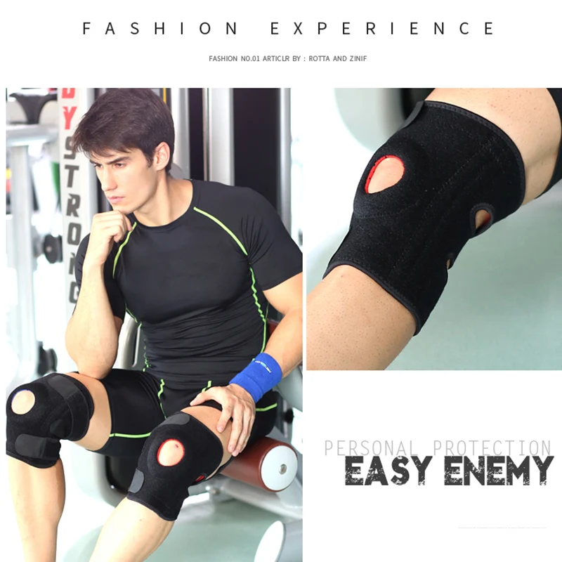 Relieve-Stress-Sport-Safety-Knee-Pad-Protection-Elastic-Nylon-Bandage-Protector-
