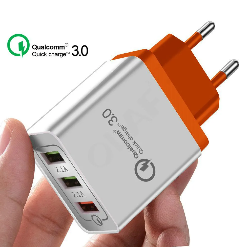 18 Вт Быстрая зарядка 3 0 быстрое USB зарядное устройство для iPhone 8 XS samsung Xiaomi huawei
