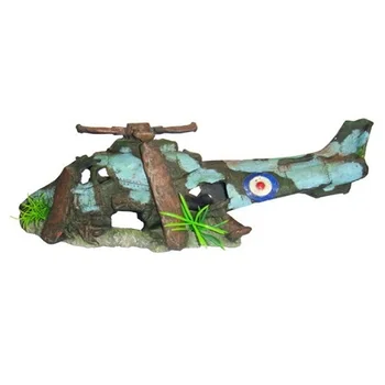 

BARBUS mainsail aquarium décor helicopter, 41.5 x 14 x 15.5 cm, BARBUS, Decor 047
