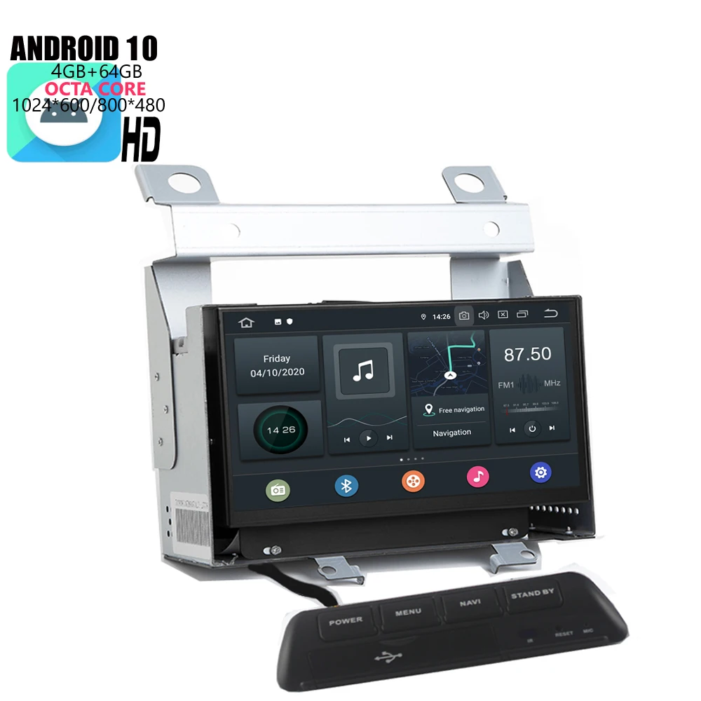 HIRIOT reproductor multimedia con GPS para coche, Radio estéreo con