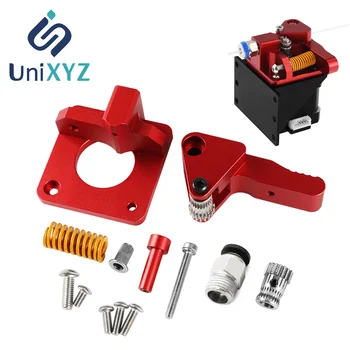 

Unixyz Aluminum Block MK8 Extruder 1.75mm Filament Pruse I3 3d Printer Extruder for CR-8/CR-10/CR-10S bowden Extruder Hotend Par