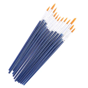 

12Pcs/Set Fine Hand Nylon Brush Acrylic Painting Thin Hook Line Pen Art Supply Nylon Brush Special Offer