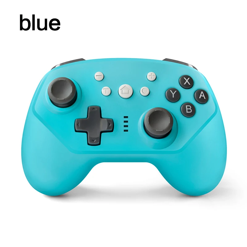 Беспроводной геймпад с Bluetooth для kingd Switch Pro/Switch Lite, Джойстики для Nintendo Switch NS, игровой контроллер - Цвет: Синий