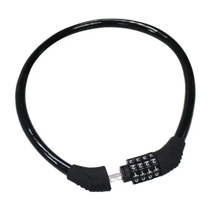 General Bicycle Mountain Bike Anti-theft Ring Shape Wire Black/Blue/Orange/Green Rope Password Lock