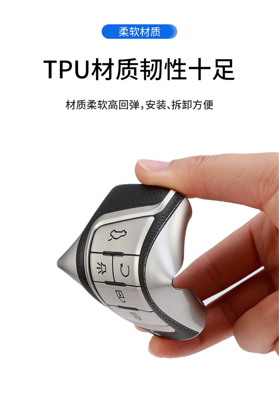 Cover per chiave/telecomando per GAC trombettchi GS7 GS8 GM8 GS5 GA6 GM6 chiave proteggi supporto portachiavi portachiavi accessori auto-Styling - H4fffb97c780e463fb072dfabb55888fe1