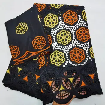 

5+2 Swiss Lace Fabric 2020 Heavy Beaded Embroidery African Lace Fabrics 100% Cotton Fabric Swiss Voile Lace Tissu In Switzerland