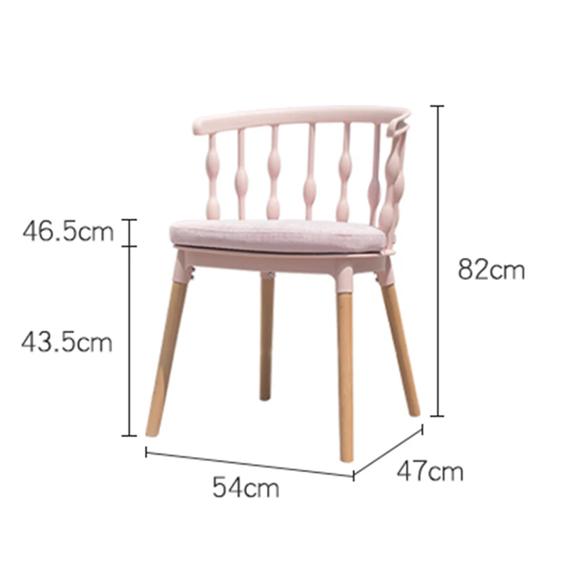 Nordic Windsor Chair Restaurant modern Dining Chair Restaurant cafe Conference Computer Chair Home Bedroom Learning Wooden Chair