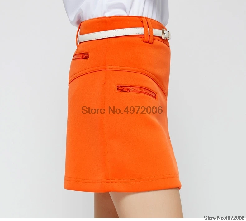 Woman Golf Pleated Short Skirt Summer High Waist Pantskirt Anti Wrinkle Sportswear High Waist Tennis Skorts Golf Apparel D0672