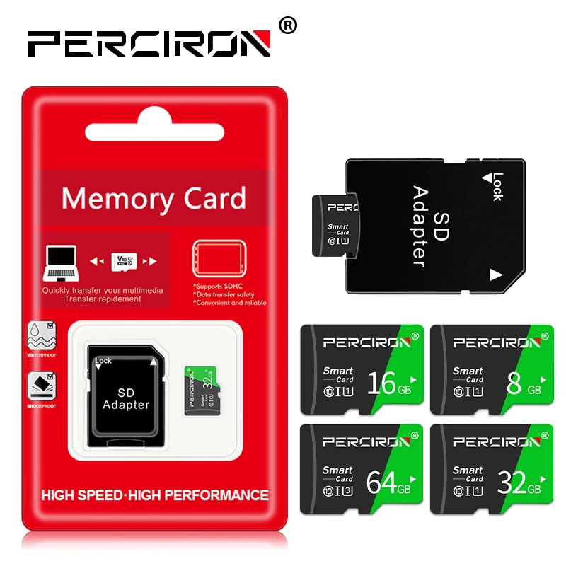 TF карта реального объема 8 ГБ 16 ГБ 32 ГБ mini sd карта памяти 64 гб высокая скорость cartao de memoria 128 ГБ для смарт-камеры с подарком