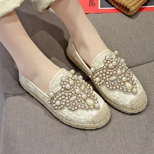 3D шлёпанцы со стразами; дышащая парусиновая обувь; однотонная прогулочная обувь на платформе с круглым носком; женская обувь на плоской подошве; feminino; JU19 1