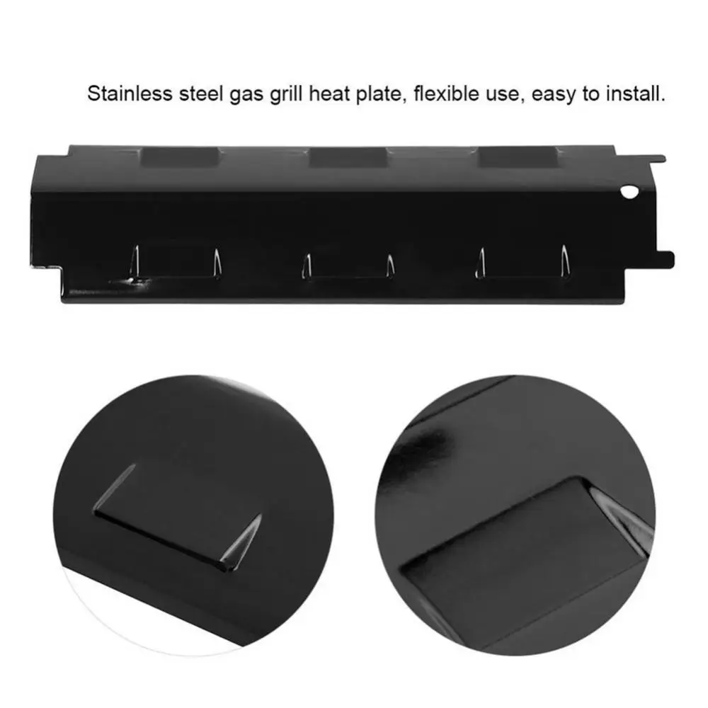 BBQ Grill Heat Shield Heat Plate Shield Gas Grill Plate Barbecue For Char Broil Oven Replacement Part 4Pcs Oven Repl