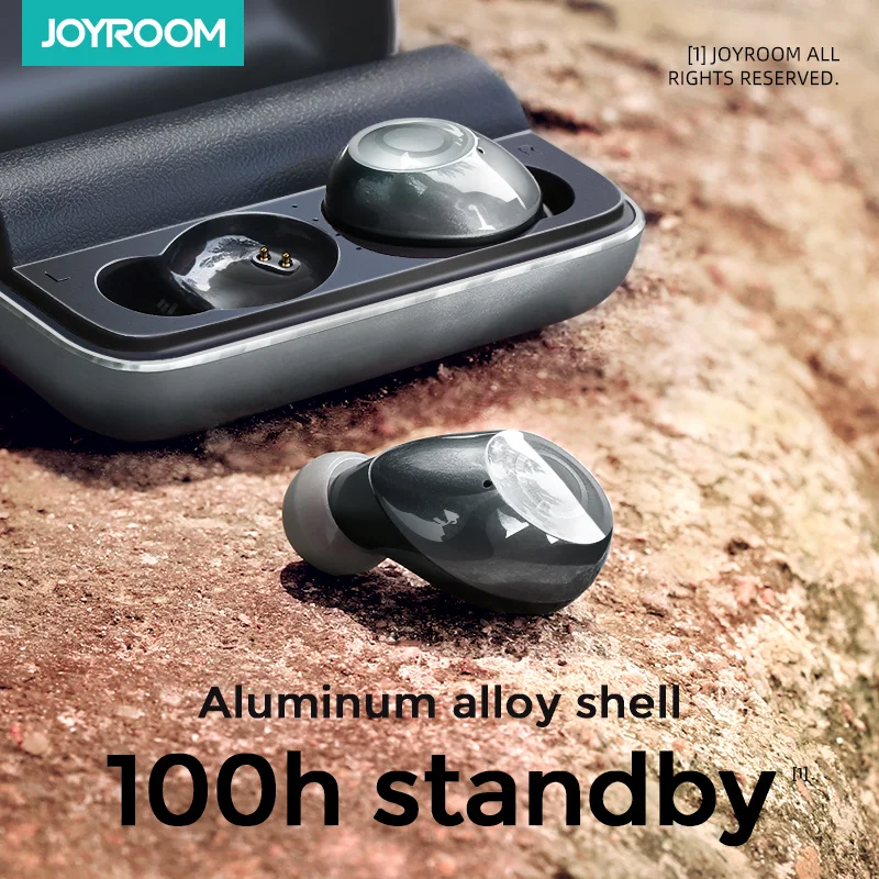 Joyroom TWS Bluetooth V5.0 Headset Sports Wireless Earphones 3D Stereo Earbuds In Ear Dual Microphone With Mic Charging Box