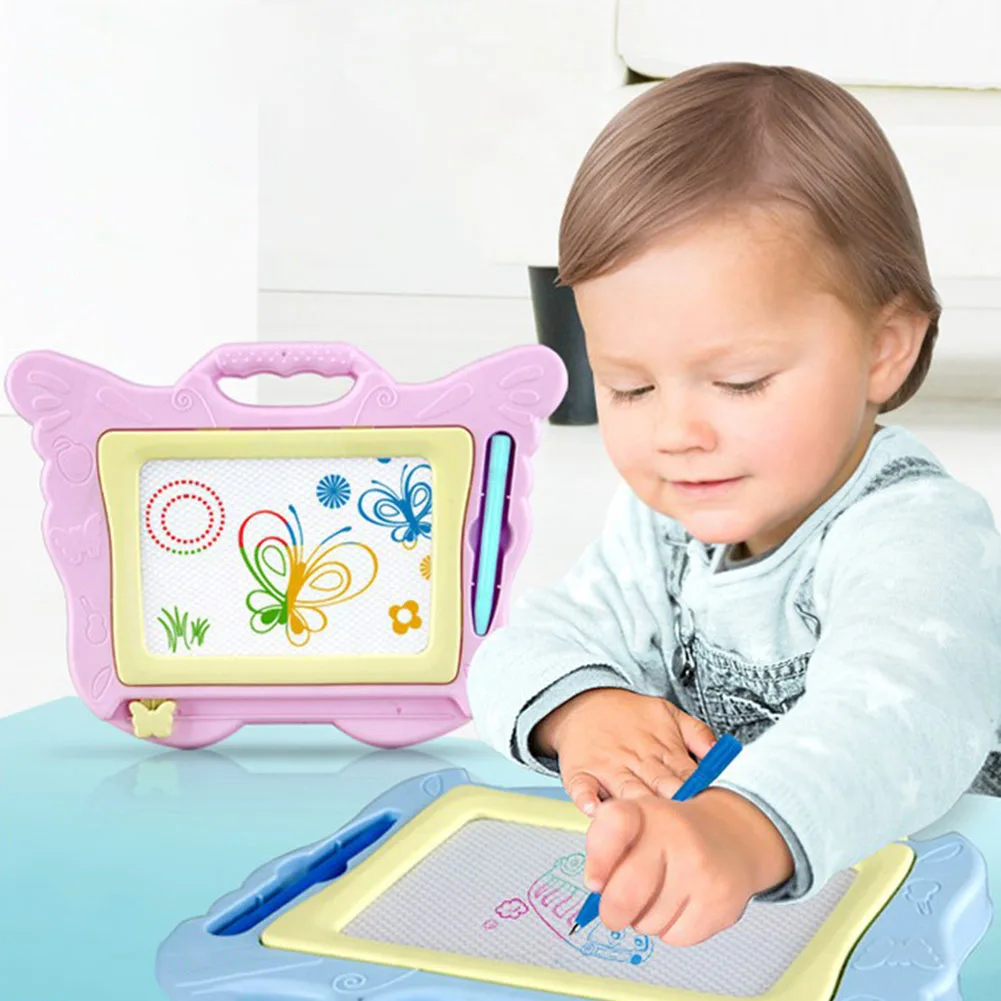 Доска для рисования для детей в форме бабочки магнитная доска для рисования эскизный коврик обучающая игрушка стирающая Dlipper слева направо