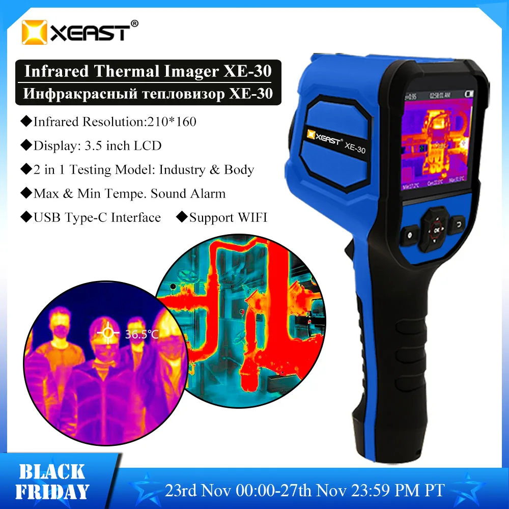 XEAST 2020 NEW RELEASED 2 in 1 Industry Body Testing Modes WIFI Thermal Imager XE-30 photo