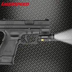 Laserspeed лазерное ружье с светодиодный оружейный фонарик Glock 19 лазерный прицел Compact Mira Laser Para Pistola