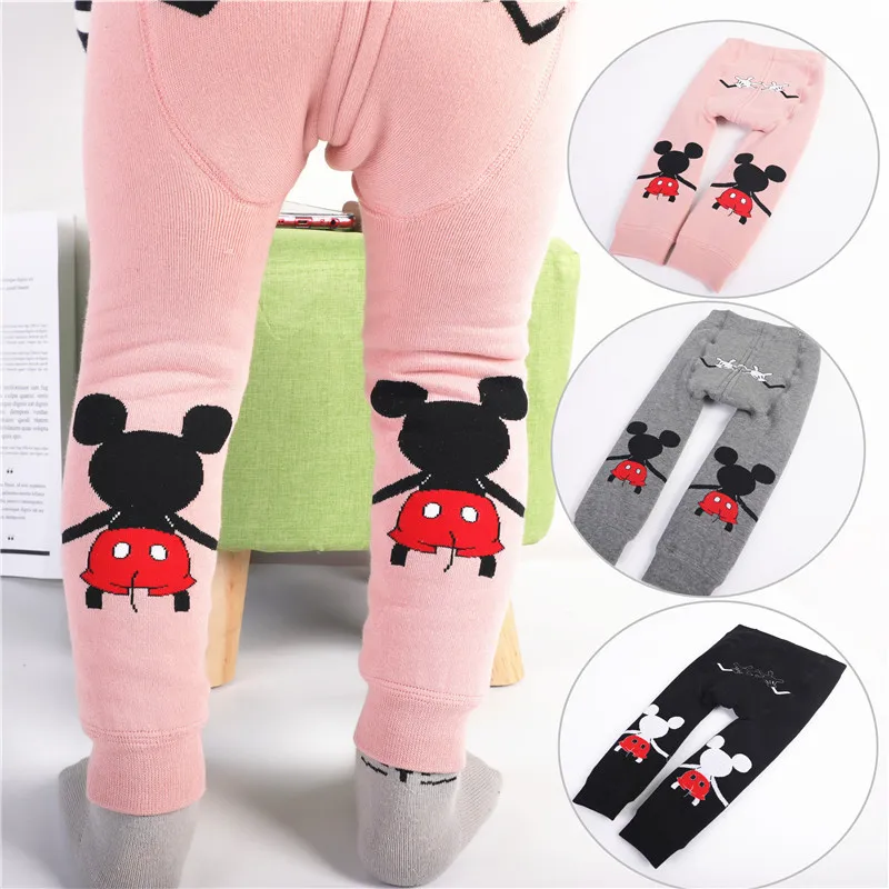 

Girls plus Velvet Leggings 2018 Winter New Style Korean-style Baby Mickey Thick Pants Trousers Children 0-2-34-Year-Old