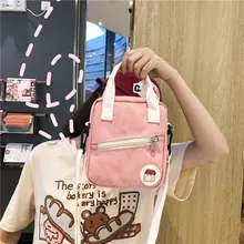 INS/Милая женская сумка в японском стиле, мягкая сумка на одно плечо для девушек, Повседневная маленькая сумка на плечо для студентов