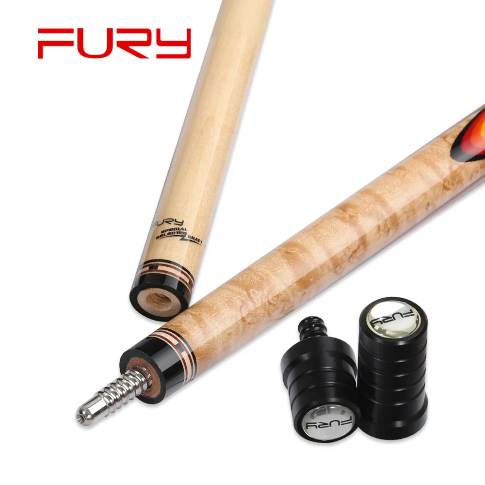 FURY CY5/7/8 Billiard Pool Cue 11.75/12.75mm Tip Maple Shaft Professional Taco Billar Cue Stick Kit Handmade with Gifts