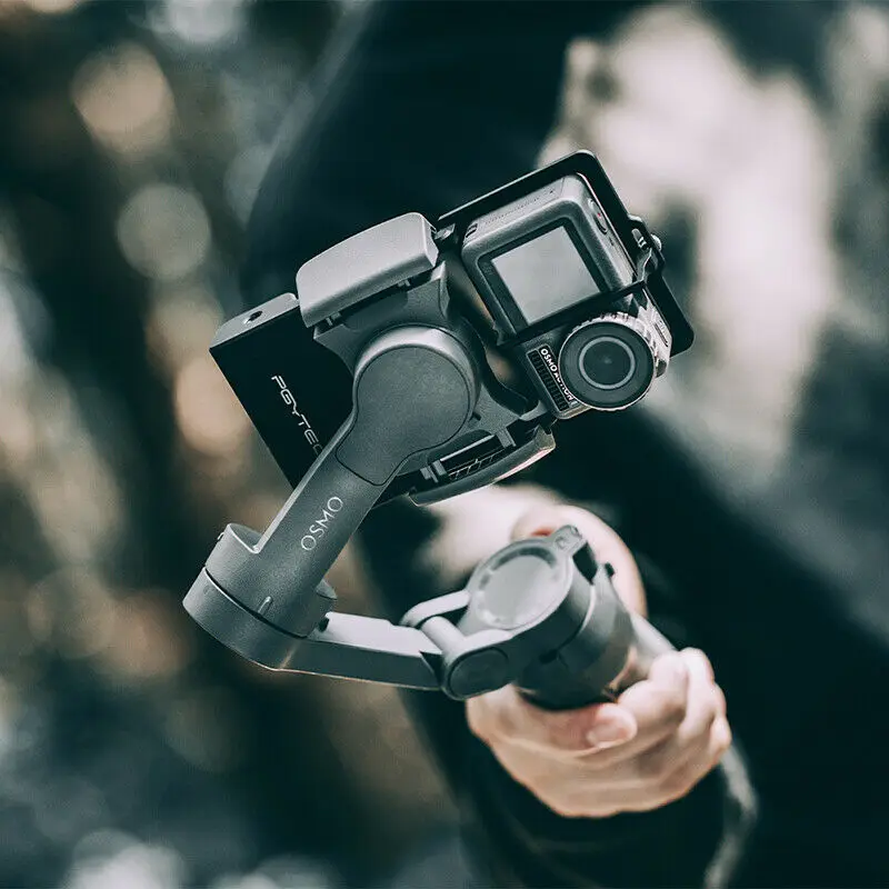PGYTECH DJI Osmo Mobile 3 стабилизатор шарнирный адаптер переключатель крепление для Gopro Hero 7 6 5 Аксессуары для экшн-камеры