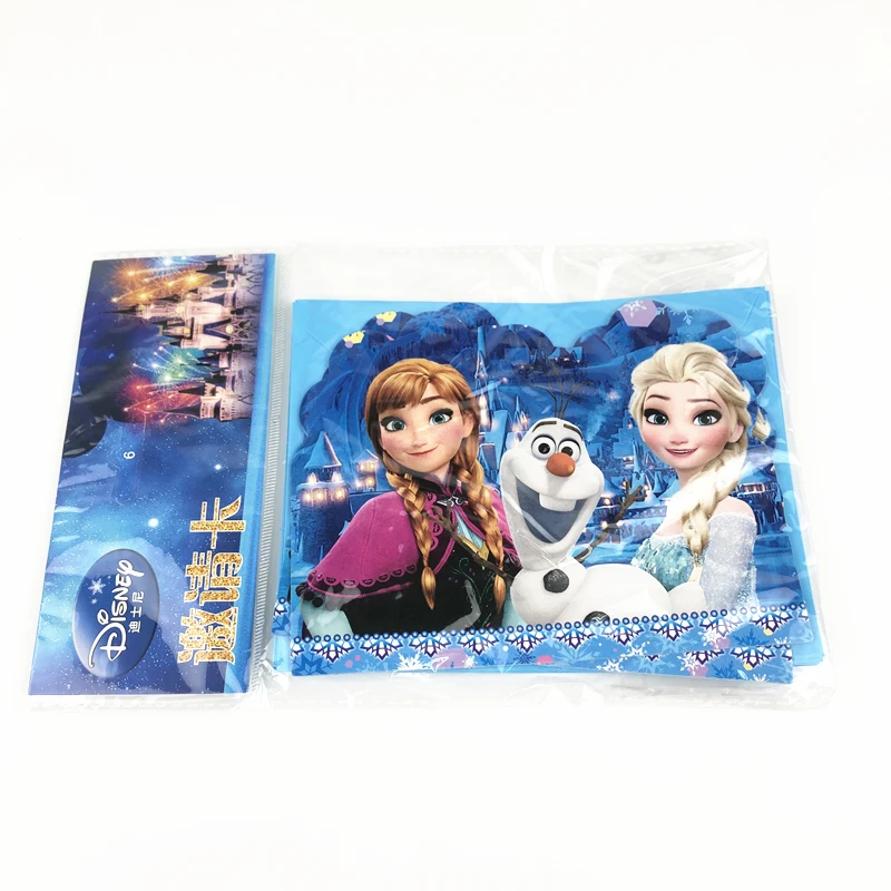 6 шт. карта+ 6 шт. mailer disney "Холодное сердце" розовые вечерние Пригласительные открытки детская вечеринка для мальчика день рождение детский душ сувениры для гостей праздника