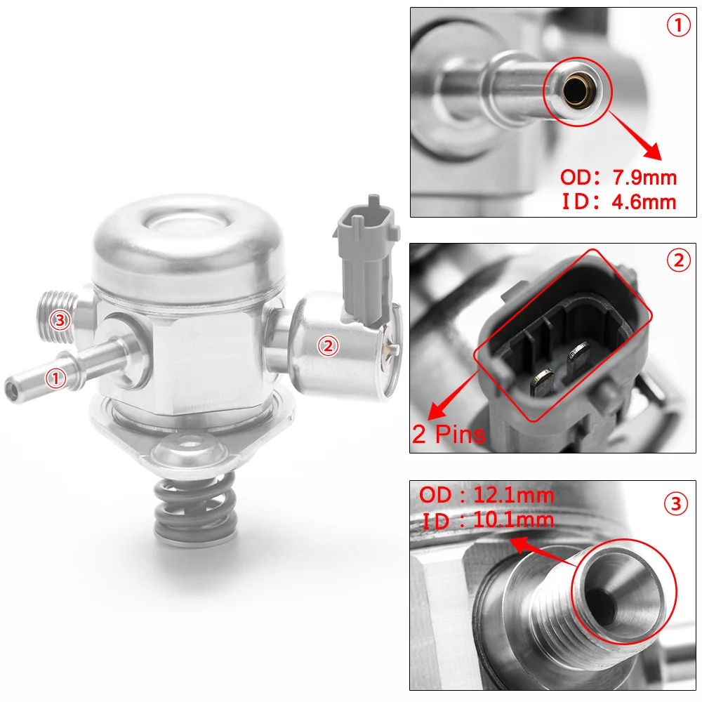 WLR-Топливный насос высокого давления OEM механический для Ford Focus Fiesta C1BG9D376AA 0261520253 WLR-FPB121-QY