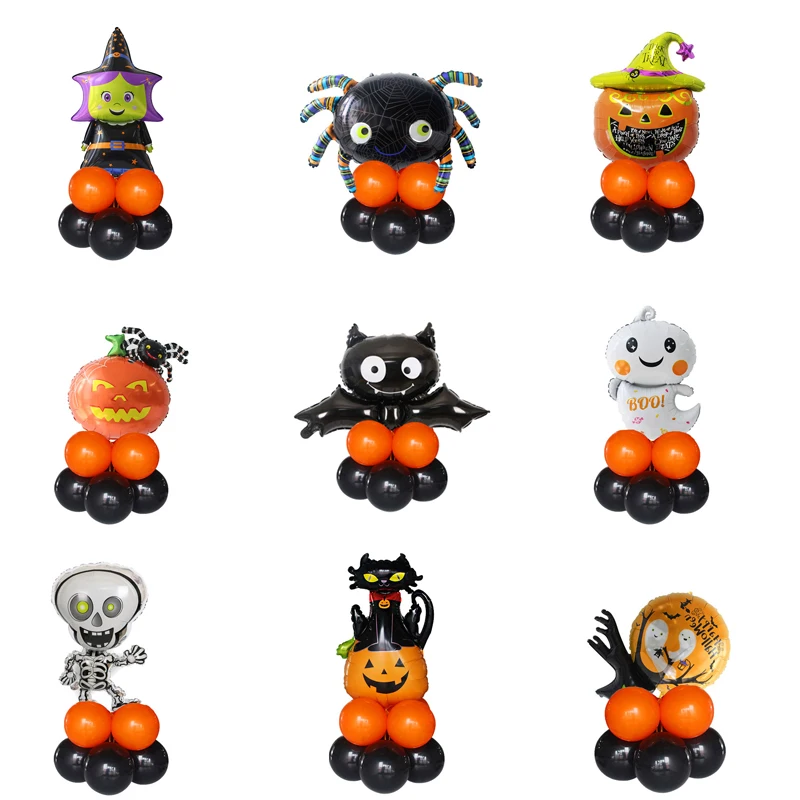12 шт. Хэллоуин тыква призрак ведьма летучая мышь праздничные украшения из шаров