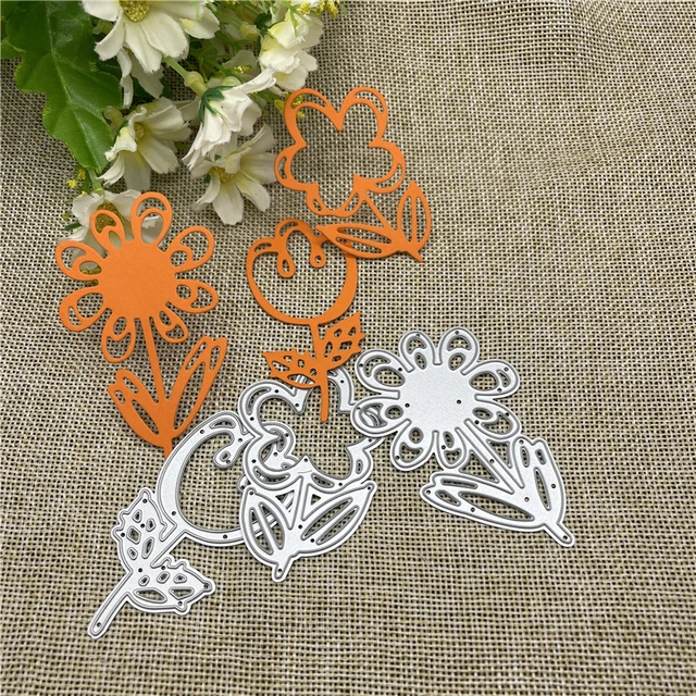 Flower Bookmark Metal Cutting Dies Stencil Scrapbooking Diy Album Stamp  Emboss