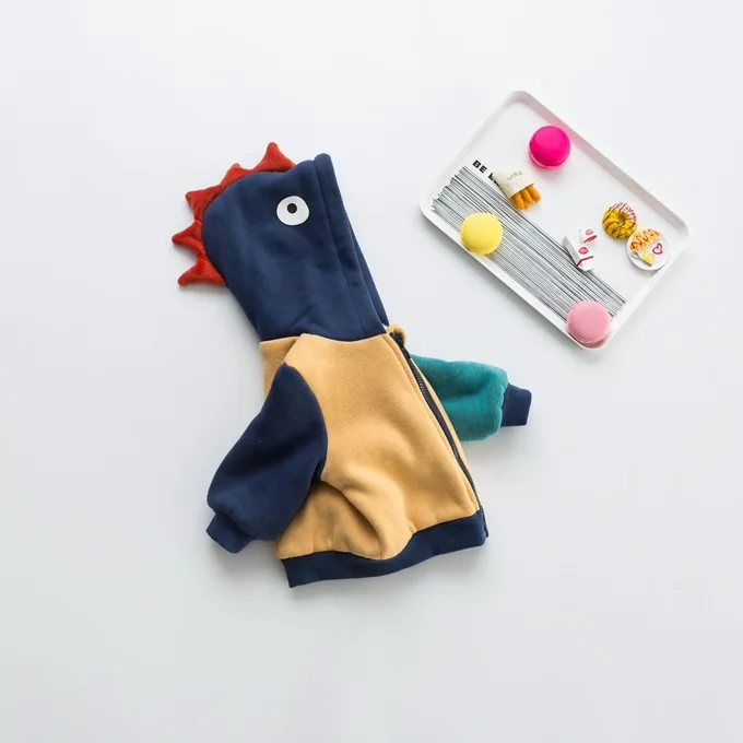 Mini Babe City/детский зимний Стильный кардиган с капюшоном; бархатная детская одежда; пальто для малышей; смешанные цвета; одежда с героями мультфильмов для малышей