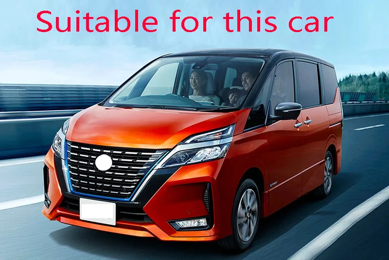 For-NISSAN-SERENA-2020-Car-Accessories-ABS-Chrome-Trim-Tail-Light-Rear-Back-Frame-Lamp-Cover