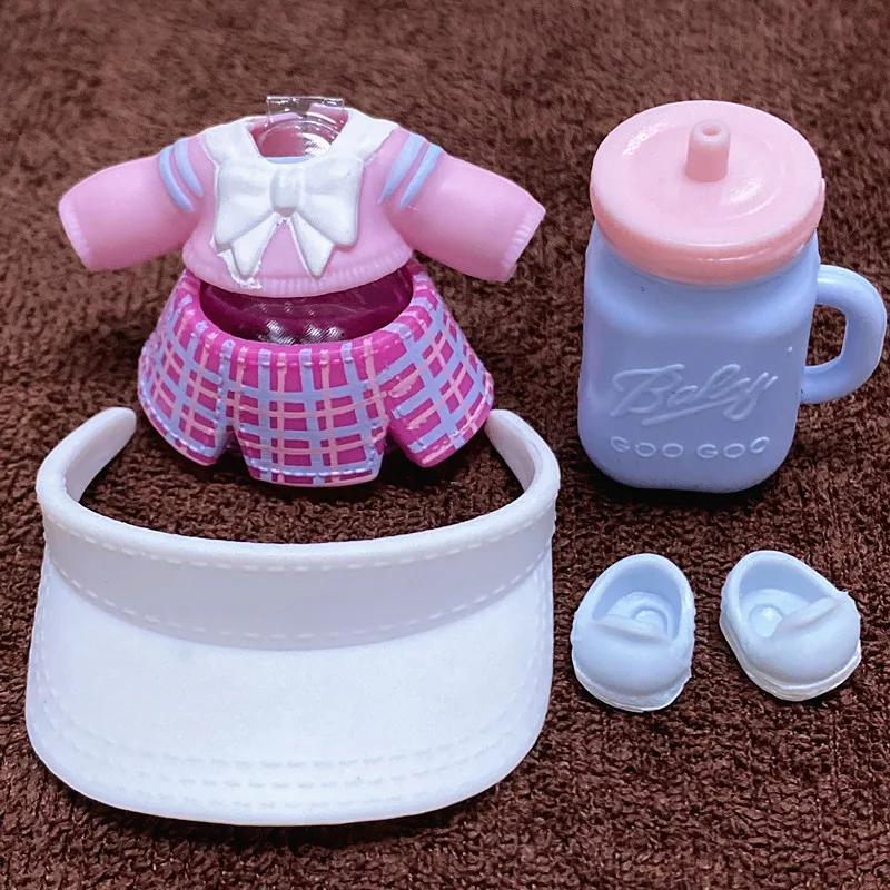 Original Clothes and Accessories Set for 8 cm Dolls - Dress Suit and Unicorn Outfit Toy Gift