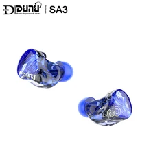 DUNU Studio SA3 In-ohr Monitor Kopfhörer Knowles 3BA Triple Fahrer 2-weg Crossover 2Pin 0,78mm Abnehmbare kabel 3D-printed