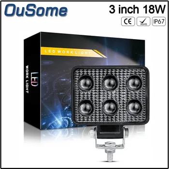 

Car LED Work Light Bar Driving Lamp for Offroad Boat Tractor Truck 4x4 SUV Fog Light 12V 24V Headlight for ATV Led Bar