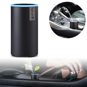 

Ultrasonic Car Essential Oil Diffuser Humidifier, Air Purifier USB Cool Mist Air Fresher with 7 Colors Light Waterless Auto Shut