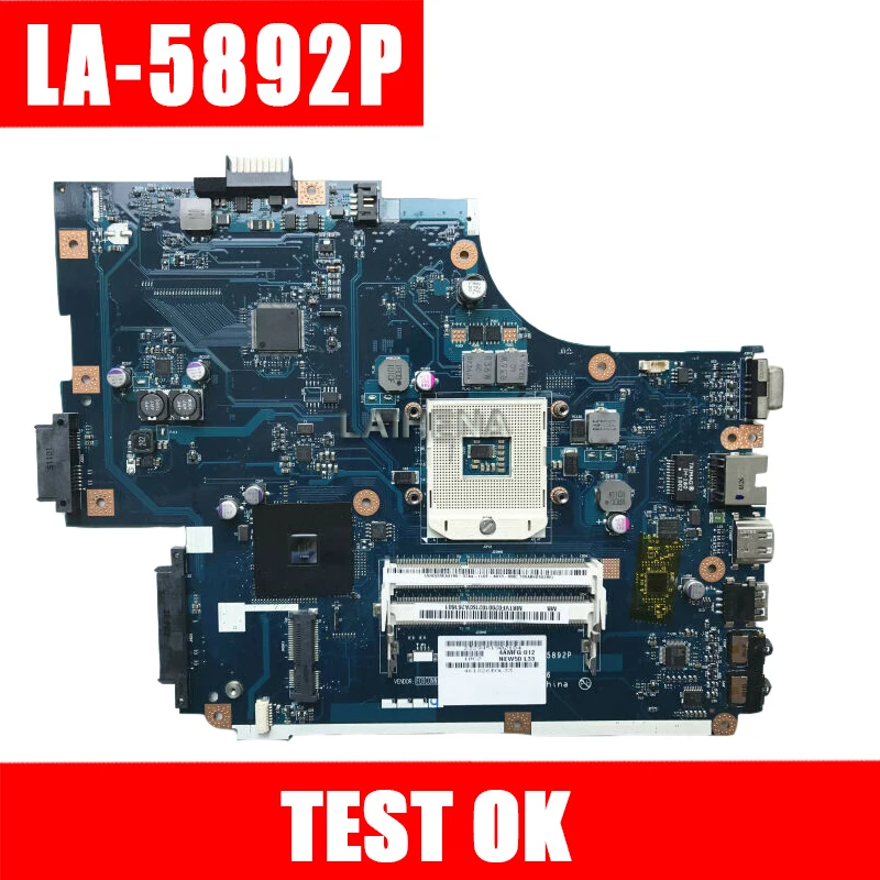 LA-5892P материнская плата для acer 5740 5741 5742 trabalho De Teste 100% оригинал | Компьютеры и офис