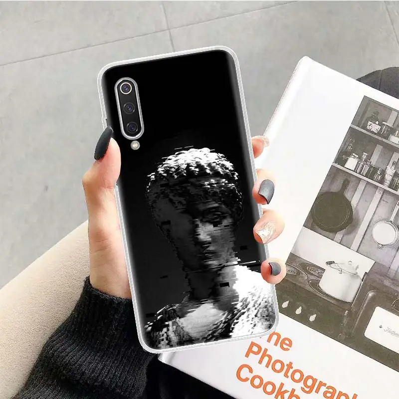 TR002-8 Abstract Greek Mythology Stone Sculpture Case for Xiaomi Redmi Note 7 8 Pro 8A 7A 5 5A 6A 4X S2 K20 MI 5X 6X 9 8 CC9 F1 Soft TPU - Цвет: TR002-8