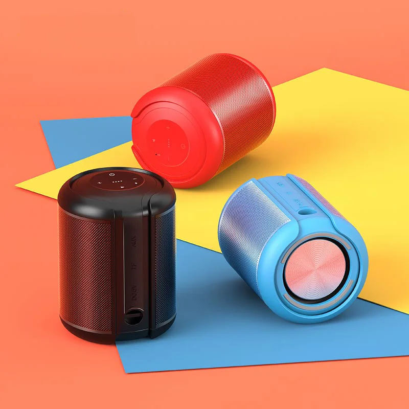 Mini Wireless Portable Bluetooth Speaker Bass Column Waterproof Outdoor Support AUX TF USB Subwoofer Stereo Loudspeaker | Электроника