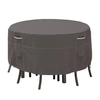 

Round Table Cover Home Hotel Table Dust Cover Outdoor Waterproof Garden Patio Furniture Covers Wedding Party Tablecloth