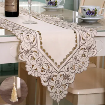 

Pastoral Cotton Fabric Dining Tablecloth Rectangle Flower Print Table Cloth Home Decoration