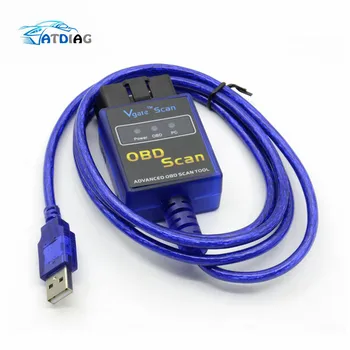 

OBD2 Vgate Scan USB ELM327 OBD 2 OBD Scan USB Interface Cable Car ECU Diagnostic Tool Scanner Car Code Readers & Scan Tools