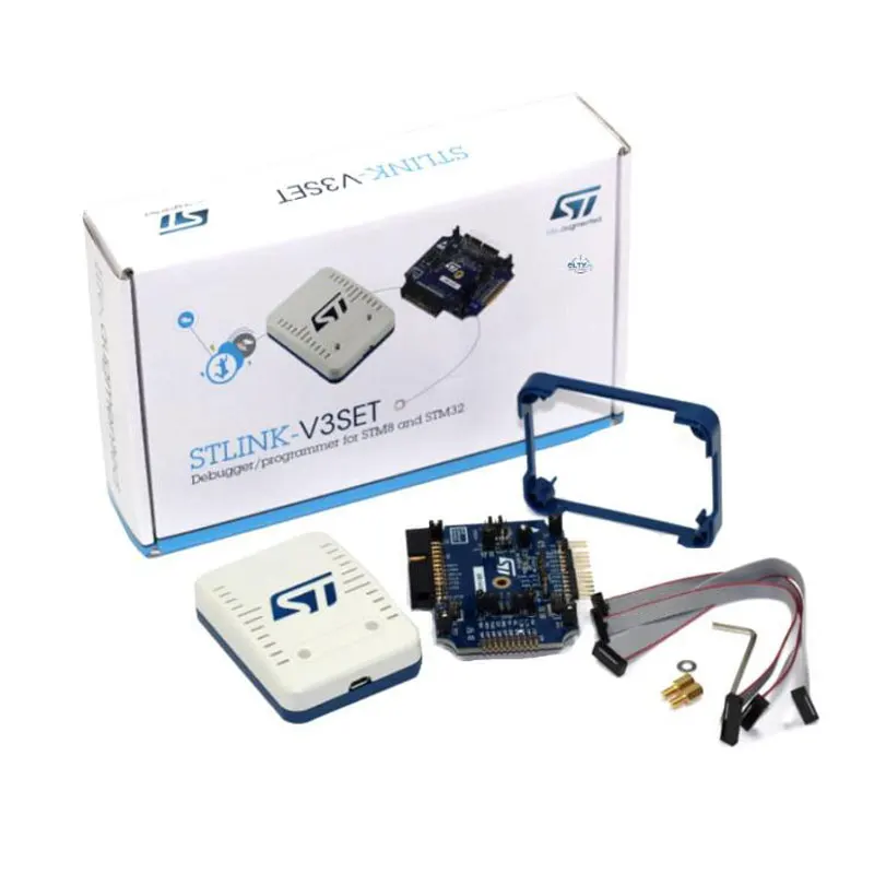 Фото Программатор STM8S STM32, 1 шт., на базе процессора STLINK-V3SET, 5 В, USB 2,0, JTAG DFU, аутентичный не клонированный ST LINK V3 №2