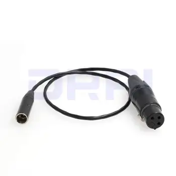 

Mini XLR 3 pin to XLR Audio Cable for Blackmagic BMPCC 4K Camera Video Assist 4K Sharp 8K,XLR 3 Pin Pro Lapel Audio Cable