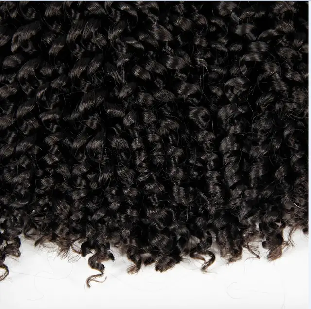 YxCheris Synthetic Crochet Hair jerry curl bundles weave Braiding hair with Ombre Crochet Braids Hair Extension bulk hair #4